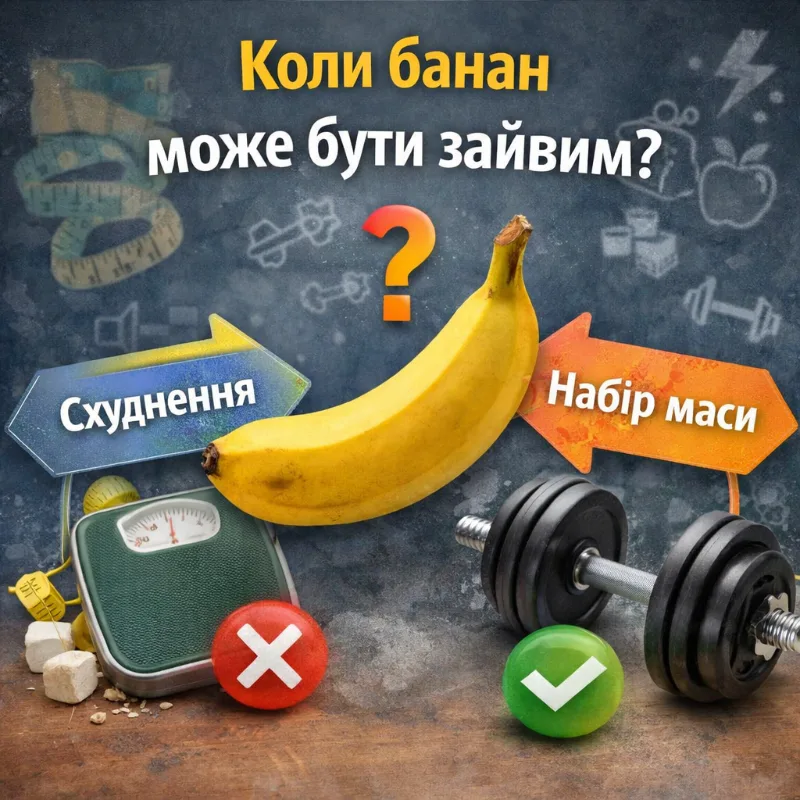 Коли банан може бути зайвим?