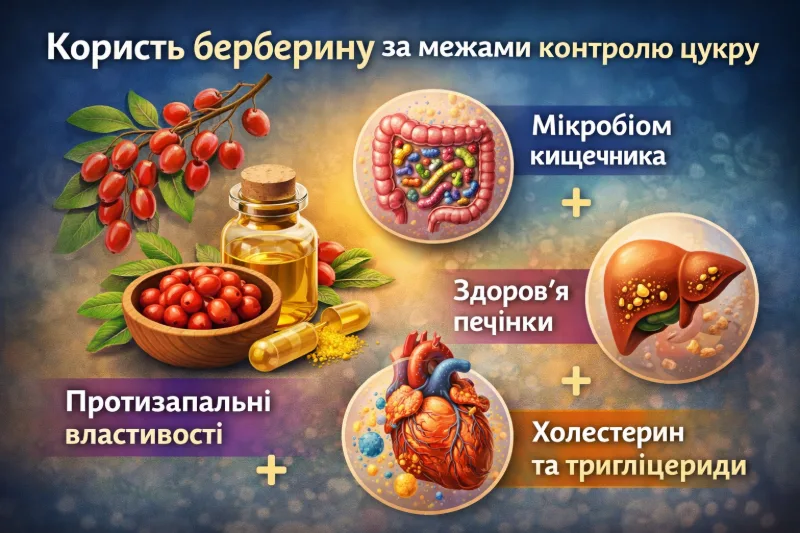 Користь берберину для здоров'я