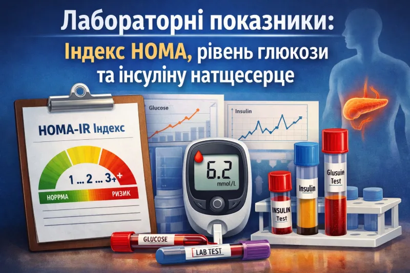 Лабораторні показники: інсулін та глюкоза