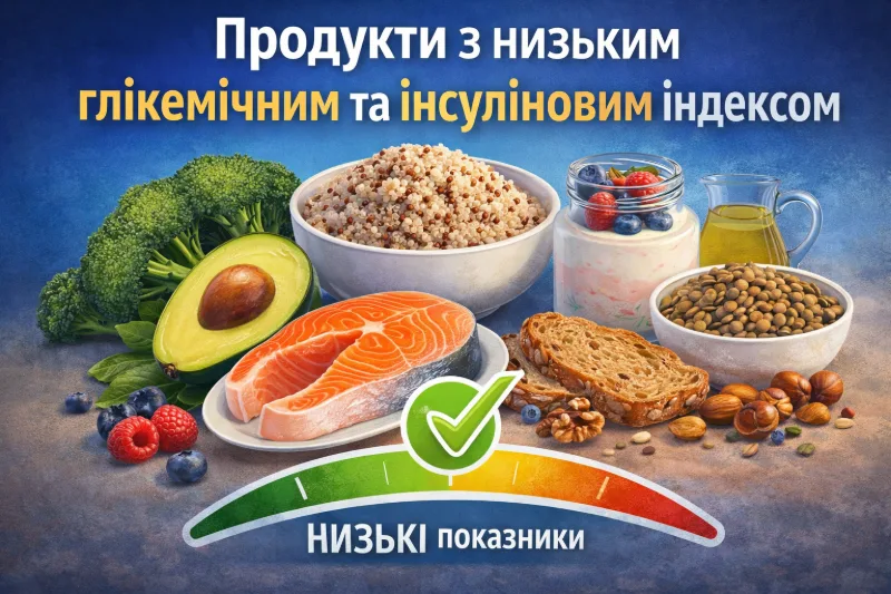Продукти з низьким глікемічним індексом