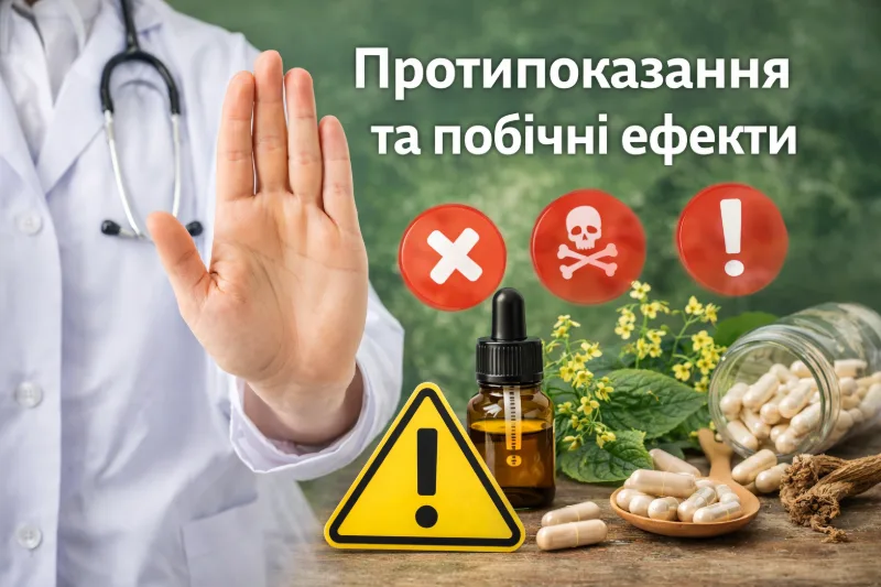 Протипоказання та попередження