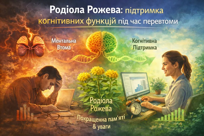 Родіола Рожева: підтримка сили розуму