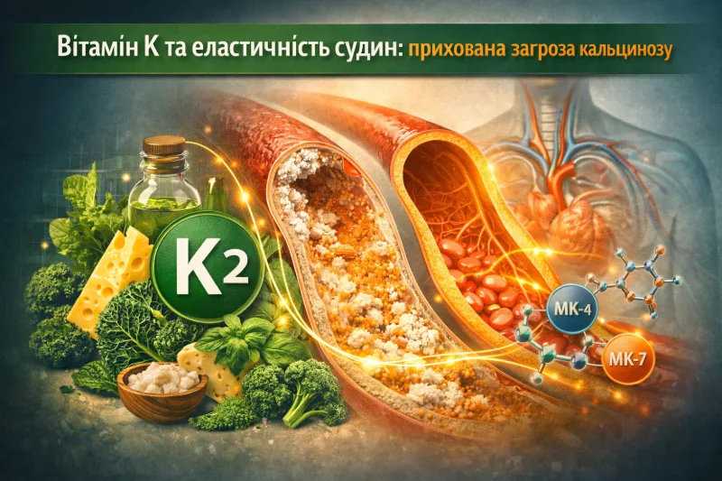 Вітамін К та еластичність судин