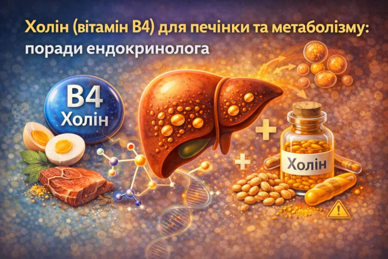 Холін для здоров'я печінки