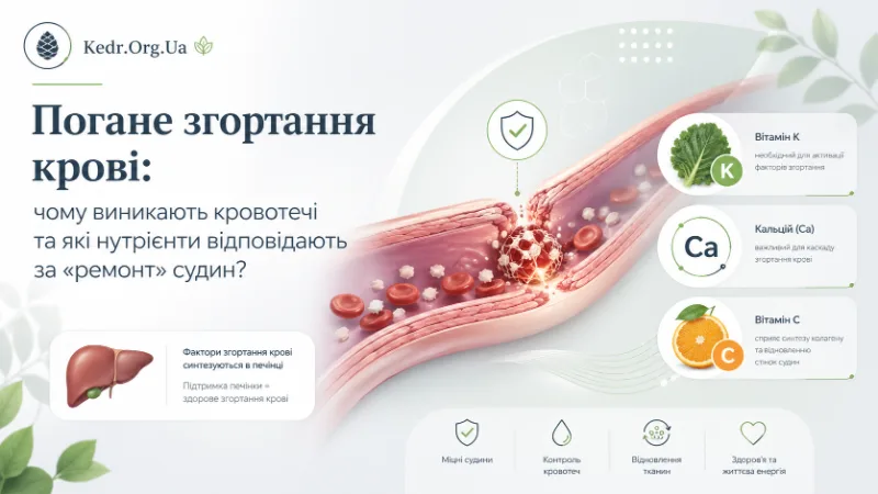 Погане згортання крові