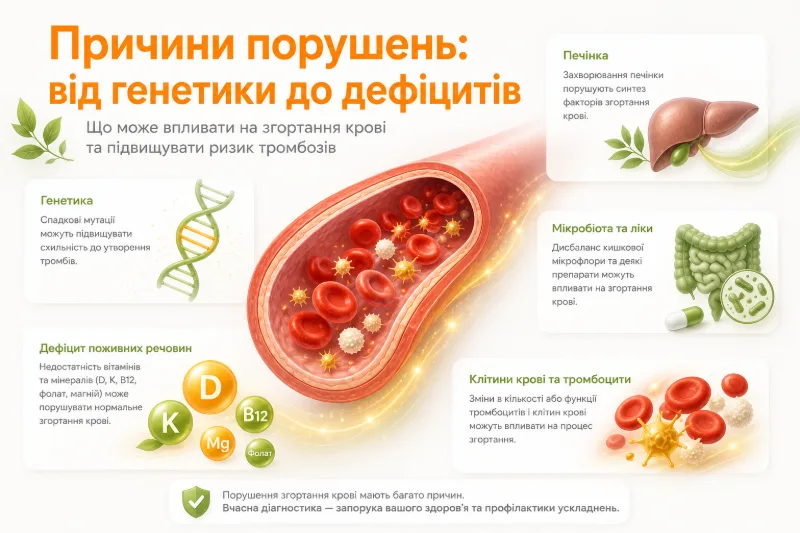 Причини порушень: від генетики до дефіцитів